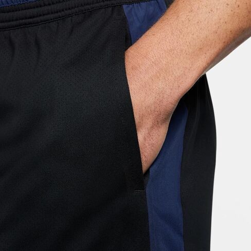 شورت الجري Track Club Dri-FIT مقاس 5 بوصات من Nike للرجال ببطانة قصيرة مقاس L أسود/أزرق داكن in Saudi Arabia