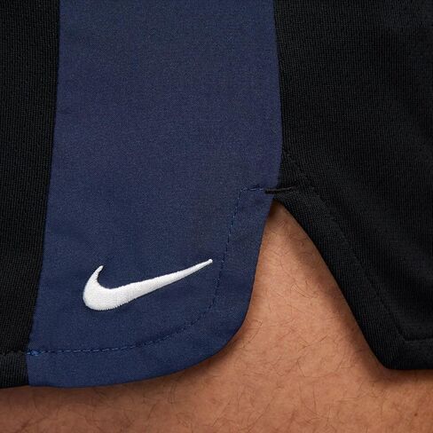 شورت الجري Track Club Dri-FIT مقاس 5 بوصات من Nike للرجال ببطانة قصيرة مقاس L أسود/أزرق داكن in Saudi Arabia