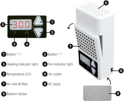 3DTOOLS Resin 3D Printer Temperature Controller Heating Thermostat Temp Control for LCD, DLP ELEGOO,ANYCUBIC,CREALITY LCD DLP 3D Printer in Saudi Arabia