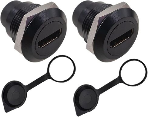 2PCS HDMI Video D-Type Socket Interface Conversion 4K Docking Head Female(T) in Saudi Arabia