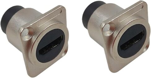 2PCS HDMI Video D-Type Socket Interface Conversion 4K Docking Head Female(T) in Saudi Arabia