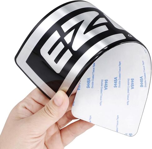 Roykaw Golf Cart Name Plate TXT Emblem Compatible with EZGO TXT 1994-2010 Gas and Electric Golf Cart, Replace OEM# 71597G01, 9.44’’ x 2.72’’ in Kuwait