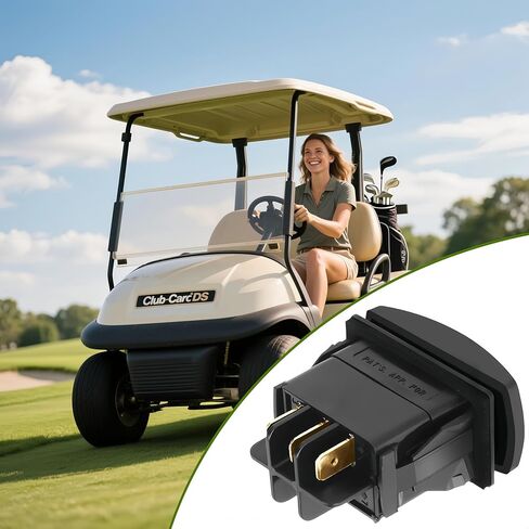 مفتاح عكسي للأمام لعربة الجولف - متوافق مع Club Car DS/Precedent/Onward/Tempo | يستبدل OEM # 1018560-01 1018560-02 | مفتاح F/R لقطع غيار وإكسسوارات عربة الجولف لنادي السيارات in Kuwait