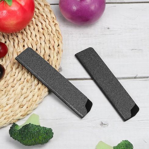 PATIKIL ABS سكين غطاء الأكمام لسكين سانتوكو 5 "، 6 حزمة سكين الحرس شفرة حامي غمد سكين عالمي للمطبخ المنزل، أسود in Kuwait