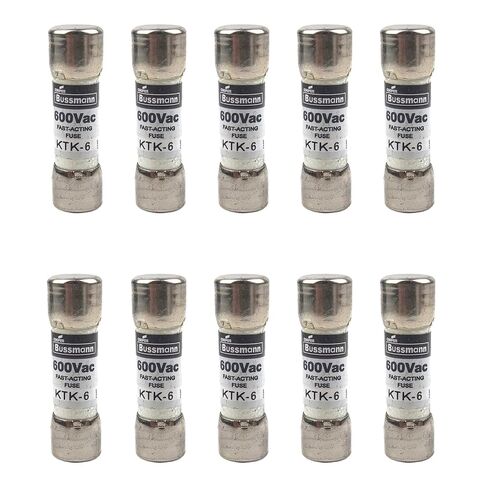 10 قطع KTK-1 (KTK 1) 1 أمبير 600 فولت فيوز تأخير الوقت 10*38 متوافق مع بوسمان in Kuwait
