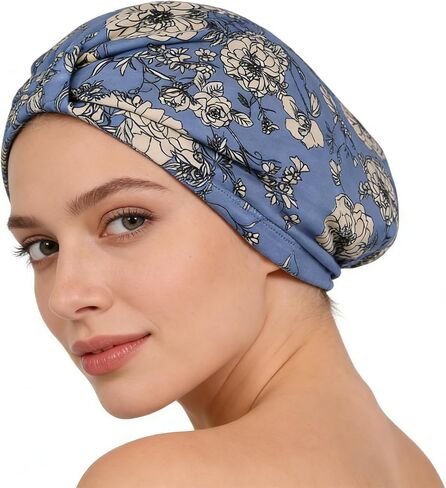 Chemo Headwear Turbans for Women Satin Lined Silky Turban Hats Sleeping Cap in Saudi Arabia