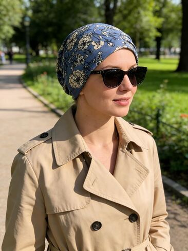 Chemo Headwear Turbans for Women Satin Lined Silky Turban Hats Sleeping Cap in Saudi Arabia