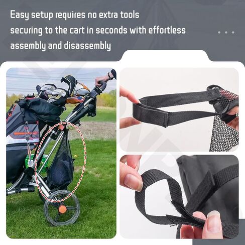 سلة تخزين عربة التسوق باللون الأسود لعربات الدفع Bag-Boy BB12811 Compact 3 وQuad XL وTriSwivel II in Kuwait