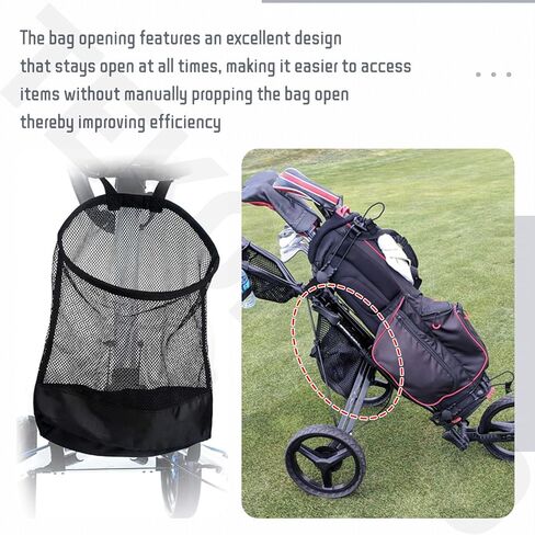 سلة تخزين عربة التسوق باللون الأسود لعربات الدفع Bag-Boy BB12811 Compact 3 وQuad XL وTriSwivel II in Kuwait