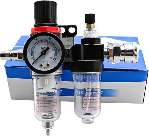 AFC2000 AFR2000 + AL2000 G1/4 air compressor oil and water separator air filter is used to reduce the pressure valve regulator(AFC-EU(SMPM20)) in Saudi Arabia