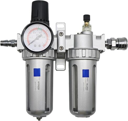SFC-400 SFC-300 SFC-200 Air Compressor Air Filter Regulator Oil Water Separator Trap Filter Regulator Valve Automatic Drain(SFC-200 NO JOINT) in Saudi Arabia