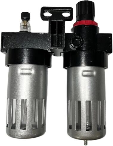 Silver Metal Casing Oil-water Separator BFC2000/3000/4000 Pressure Regulating Filter Pneumatic Double Piece FRL(3/8") in Saudi Arabia