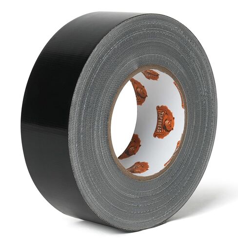 شريط لاصق أسود سميك 16.5 مل من TAPEBEAR عالي التحمل 1.88 بوصة × 105 قدم، شريط لاصق قوي وقوي مقاوم للماء، بدون بقايا، مرن، شريط ربط مسيل للدموع للحزمة والرقعة والحماية والإصلاح in Kuwait