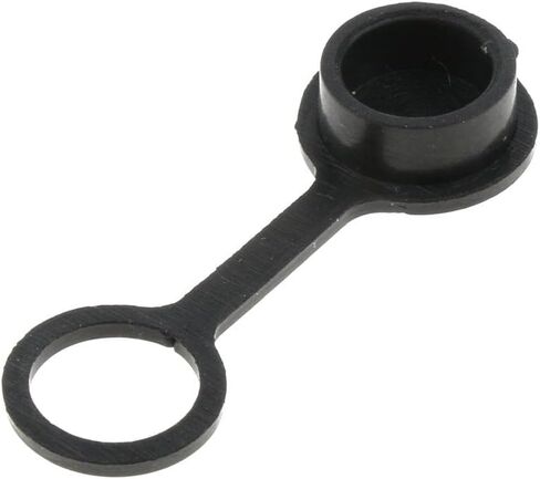 Generic Protective Charging Port Caps Set, 14mm, Black in Saudi Arabia