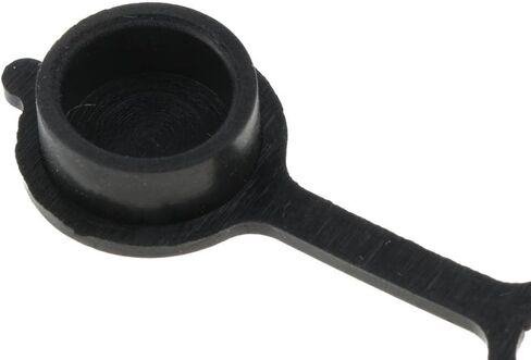 Generic Protective Charging Port Caps Set, 14mm, Black in Saudi Arabia