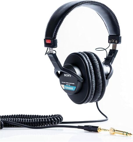 Sony MDR7506 Professional Large Diaphragm Headphone (International Model) No Warranty in Saudi Arabia