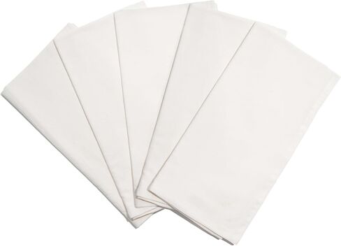 Bread Towels for Proofing Cover - 100% Organic Cotton Bread Cloth for Rising - Breathable Tea Towel for Bread Making - Unbleached Baking Towels - Bread Basket Cloth Napkin - 27"x27" (Natural - 5 Pack) in Saudi Arabia