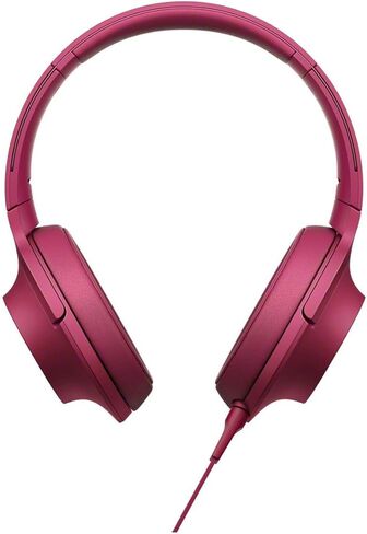 Sony hear on Premium Hi-Res Stereo Headphones (wired), Cinnabar Red in Saudi Arabia
