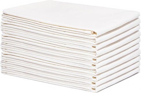 Bread Towels for Proofing Cover - 100% Organic Cotton Bread Cloth for Rising - Breathable Tea Towel for Bread Making - Unbleached Baking Towels - Bread Basket Cloth Napkin - 27"x27" (Natural - 5 Pack) in Saudi Arabia