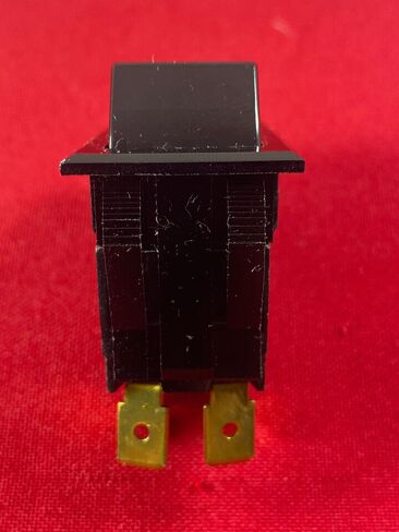 Carling DPST Rocker Switch, 10A 250VAC/15A 125VAC, 3/4 Horse-Power Rating, Black in Saudi Arabia
