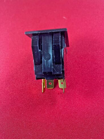 Carling DPST Rocker Switch, 10A 250VAC/15A 125VAC, 3/4 Horse-Power Rating, Black in Saudi Arabia