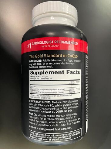 Qunol CoQ10 100mg Softgels Ultra 3X Better Absorption Coenzyme Q10 Supplements - Antioxidant Supplement for Vascular and Heart Health & Energy Production - 6 Month Supply - 180 Count in Saudi Arabia