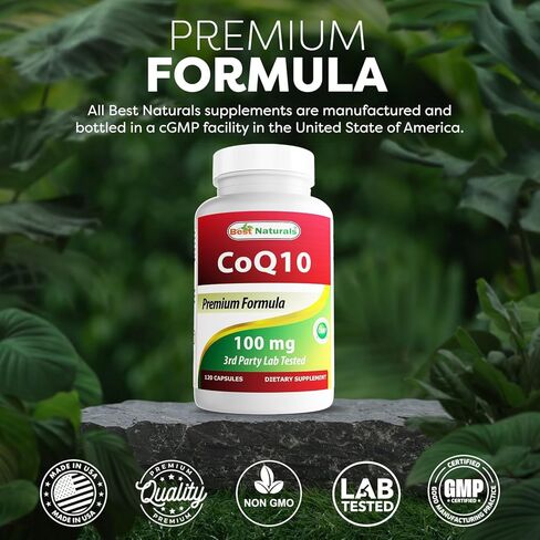 Best Naturals COQ10 100 mg 120 Capsules in Saudi Arabia