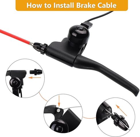رافعة مقبض الفرامل اليسرى ومجموعة كابل فرامل 74 بوصة لسكوتر كهربائي GOTRAX GXL V2 Apex Pro XL Rival XR XR Elite XR Ultra E-Scooter لملحقات أجزاء Gotrax in Saudi Arabia