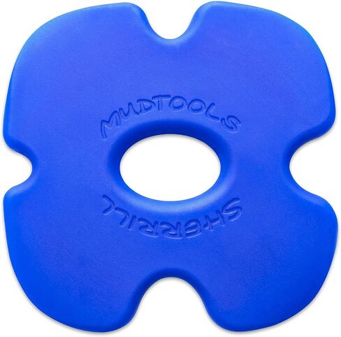 Mudtools Edgy Rib – Blue – Extra-Firm Pottery Rib for Rims, Compression & Structural Work in Saudi Arabia