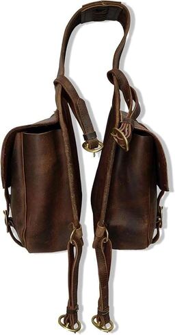 Coltoro Leather Pommel Saddle Bags for Western Horse| Trail Riding Bag with Strap for Horse Gear| Equestrian Gifts|Gear Carrier Saddle Bag in Saudi Arabia