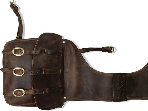 Coltoro Leather Pommel Saddle Bags for Western Horse| Trail Riding Bag with Strap for Horse Gear| Equestrian Gifts|Gear Carrier Saddle Bag in Saudi Arabia