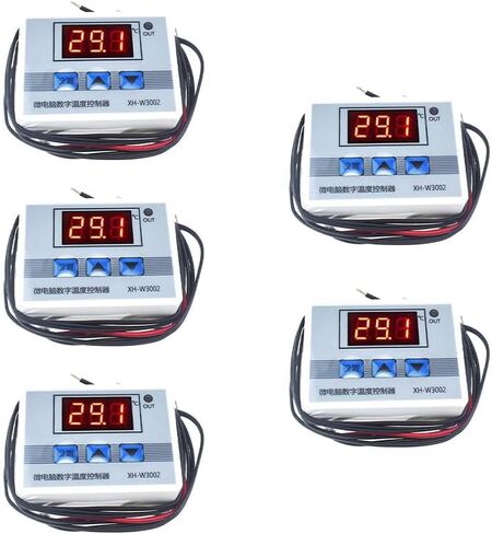 5 قطعة XH-W3002 110-220 فولت الرقمية متحكم في درجة الحرارة شاشة ديجيتال صغيرة الحواسيب الصغيرة التحكم في درجة الحرارة التبديل in Kuwait