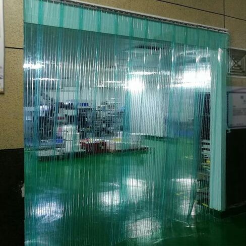 Transparent Plastic Strip Cold Room Curtain for Hanging Partition at Warehouse Entrance (Colour: 1.5mm, Size: 0.15X2M) in Saudi Arabia