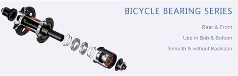 6 قطعة 6903-2RS محامل الدراجة 17*30 7 مللي متر ABEC-5 الكرة للدراجات محور الجبهة الخلفية محاور عجلة 6903RS in Kuwait