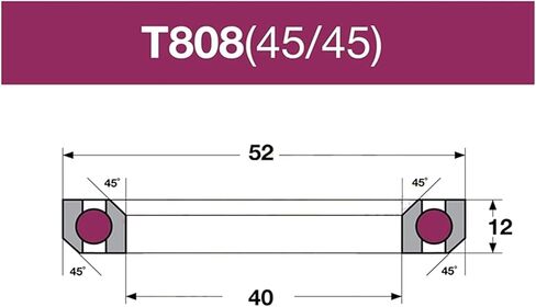 3 قطعة MH-T808 1-1/2 1.5 بوصة 38.1 مللي متر دراجة سماعة محامل T808 مجموعة صحون مخروطية Peilin إصلاح أجزاء تحمل in Kuwait