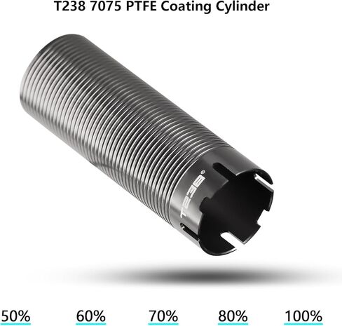 أسطوانة طلاء T238-AEG PTFE، نوع الأسطوانة المصنوعة من الفولاذ المقاوم للصدأ لعلبة التروس AEG/Gel Blasters (حجم هواء 100%) in Kuwait