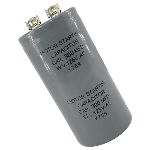 CD60 مكثف 300 فائق التوهج 300MFD 125VAC 2-Pack مكثف تشغيل المحرك لأنظمة التدفئة والتهوية وتكييف الهواء وتكييف الهواء والتبريد والمحركات الكهربائية in Kuwait