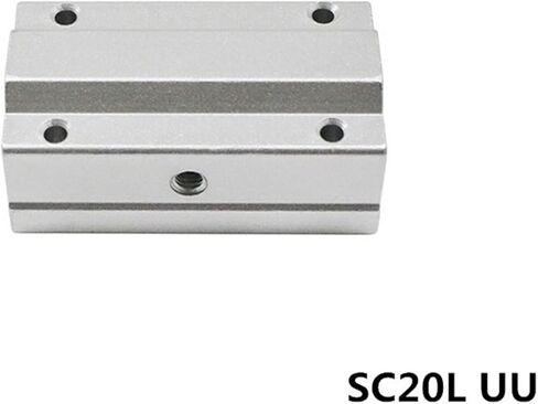 4pcs/lot SC20LUU SCS20LUU 20mm Long Type Linear Ball Bearing Block with LM20LUU Bush Pillow Shaft in Saudi Arabia
