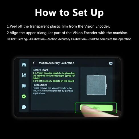 Original Bamboo X2D Vision Encoder for Bambu Lab X2D Build Plate 3D Printer Below 50μm Motion Accuracy for Bambu Lab Vision Encoder Injection-Molded-Level Quality Bambu X2D 3D Pinter Accessories in Saudi Arabia