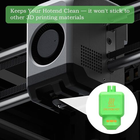 10 قطع من جورب السيليكون لمختبر Bambu Lab P2S، فوهة غطاء كتلة سخان Hotend، حذاء طباعة رأس الطباعة ثلاثي الأبعاد، أجزاء ملحقات السيليكون ذات درجة الحرارة العالية لحماية الأكمام الطاردة باللون الأخضر in Saudi Arabia