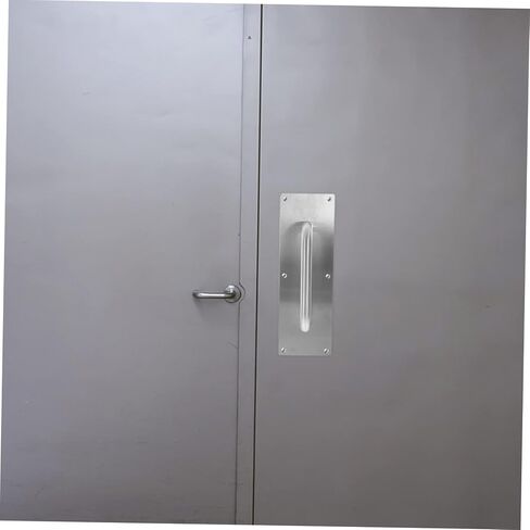 Holibanna Commercial Door Handle Pull Push Plate Door Pull Handle for Hotel and Public Areas Durable Smooth Edges Easy Installation with Screws in Saudi Arabia