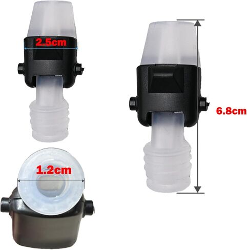 3Pcs Bite Valve Replacement Parts for Contigo Water Bottle Bite Valve, Soft Silicone BPA Free Lids Replacement (Black) in Saudi Arabia