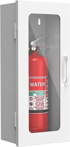 Fire Extinguisher Cabinet for 10 lb Extinguisher, Wall Mount Steel Metal Enclosure for Indoor & Outdoor Use, 24-3/4" H x 10-1/4" W x 6-3/4" D in Saudi Arabia