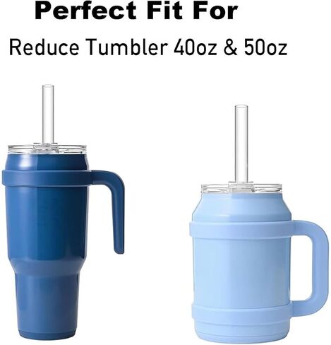 Tumbler Lid Replacement Compatible with Reduce 50 oz & 40 oz Tumbler,Accessories for Reduce Tumbler Cup, Leak Proof and Splash Proof Replacement Lid (1, Black) in Kuwait