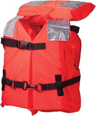 Kent Commercial Type I Jacket Style Life Jacket, Orange in Saudi Arabia