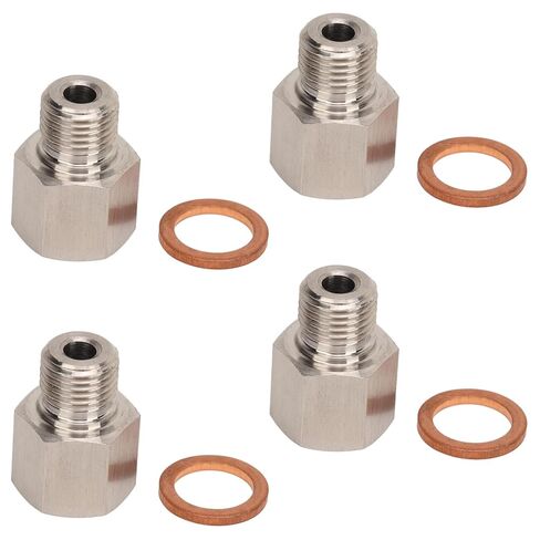 2 قطعة محول تركيب متري ، 1/8in NPT أنثى إلى M10 x 1.0 ذكر تركيب الأنابيب محول الفولاذ المقاوم للصدأ NPT الأنابيب Fiiting مع غسالة in Saudi Arabia