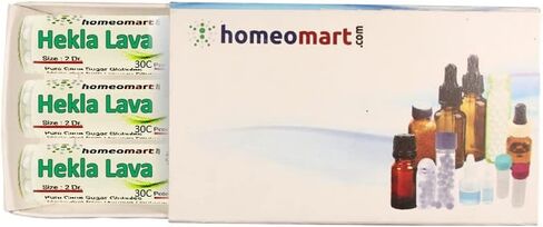 Homeomart.com Hekla Lava Homeopathy Pellets (Pills) in 30C Potency, Pack of 3 in Saudi Arabia