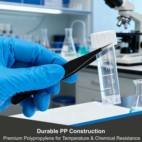 30Pcs 2ml Vial Plastic Small Tubes with Screw Caps Clear Mini Vials with Top Cap for Lab Sample Storage Plastic Test Tubes for Laboratory School Art and Educational Use in Saudi Arabia