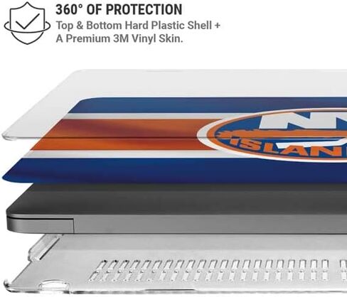 Skinit Case + Skin Compatible with MacBook Pro 16in (2021) - Officially Licensed NHL New York Islanders Jersey Design in Saudi Arabia