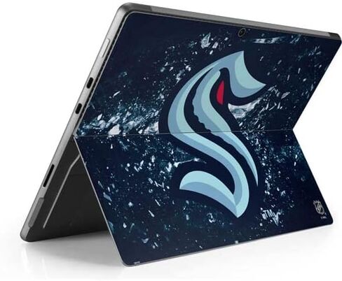 غلاف Skinit اللوحي متوافق مع Surface Pro 8 - تصميم NHL Seattle Kraken Frozen المرخص رسميًا in Saudi Arabia